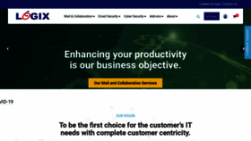 What Logix.in website looked like in 2021 (3 years ago)