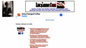 What Lucianne.com website looked like in 2021 (4 years ago)