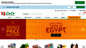 What Luluhypermarket.com website looked like in 2021 (3 years ago)