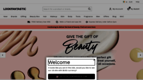 What Lookfantastic.ie website looked like in 2021 (3 years ago)