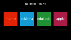 What Leszno.eu website looked like in 2021 (3 years ago)