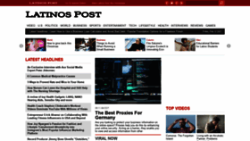 What Latinospost.com website looked like in 2021 (3 years ago)