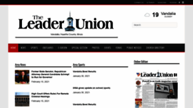 What Leaderunion.com website looked like in 2021 (3 years ago)