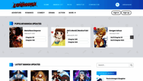 What Lordmanga.com website looked like in 2021 (3 years ago)