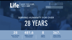 What Lifeusa.org website looked like in 2021 (3 years ago)