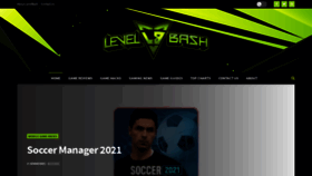 What Levelbash.com website looked like in 2021 (3 years ago)