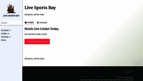 What Livesportsbay.com website looked like in 2021 (3 years ago)