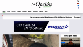 What Laopcion.com.mx website looked like in 2021 (3 years ago)