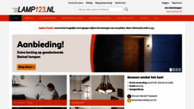 What Lamp123.nl website looked like in 2021 (3 years ago)
