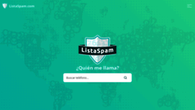 What Listaspam.com website looked like in 2021 (3 years ago)
