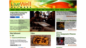 What Livewellnetwork.com website looked like in 2021 (3 years ago)