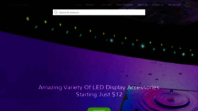 What Led-display-accessories.com website looked like in 2021 (3 years ago)