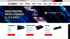 What Litemax.com website looked like in 2021 (3 years ago)