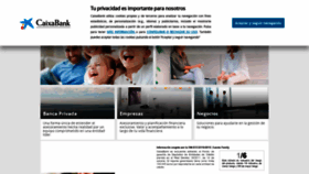 What Lacaixa.es website looked like in 2021 (3 years ago)