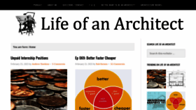 What Lifeofanarchitect.com website looked like in 2021 (3 years ago)