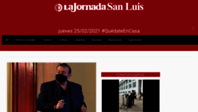 What Lajornadasanluis.com.mx website looked like in 2021 (3 years ago)