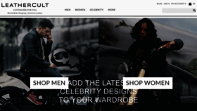 What Leathercult.com website looked like in 2021 (3 years ago)