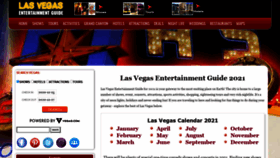 What Lasvegas-entertainment-guide.com website looked like in 2021 (3 years ago)