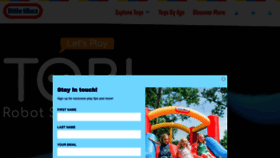What Littletikes.com website looked like in 2021 (3 years ago)