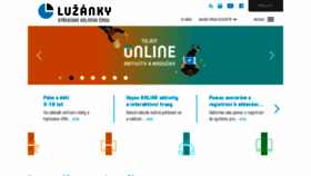 What Luzanky.cz website looked like in 2021 (3 years ago)