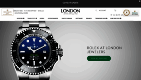 What Londonjewelers.com website looked like in 2021 (3 years ago)