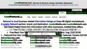 What Localfeatured.com website looked like in 2021 (3 years ago)