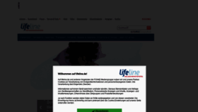 What Lifeline.de website looked like in 2021 (3 years ago)