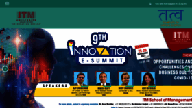 What Lms.itmuniversity.ac.in website looked like in 2021 (3 years ago)