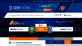 What Lechpoznan.pl website looked like in 2021 (3 years ago)
