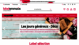 What Label-emmaus.co website looked like in 2021 (4 years ago)