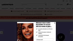 What Lookfantastic.fr website looked like in 2021 (3 years ago)