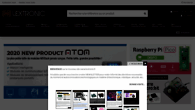 What Lextronic.fr website looked like in 2021 (3 years ago)