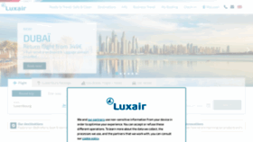 What Luxair.lu website looked like in 2021 (3 years ago)