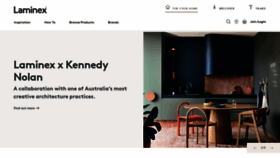 What Laminex.com.au website looked like in 2021 (4 years ago)