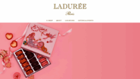 What Laduree.us website looked like in 2021 (3 years ago)
