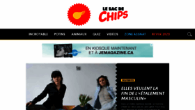 What Lesacdechips.com website looked like in 2021 (3 years ago)