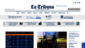 What Latribuna.cl website looked like in 2021 (3 years ago)