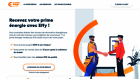 What Laprimeenergie.fr website looked like in 2021 (3 years ago)