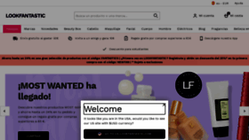 What Lookfantastic.es website looked like in 2021 (3 years ago)