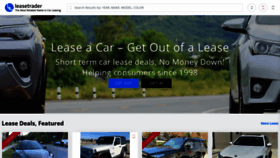 What Leasetrader.com website looked like in 2021 (3 years ago)