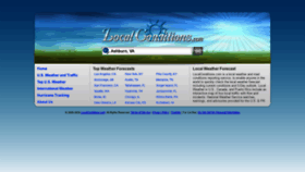 What Localconditions.com website looked like in 2021 (3 years ago)
