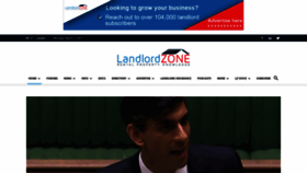 What Landlordzone.co.uk website looked like in 2021 (3 years ago)