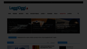 What Leggioggi.it website looked like in 2021 (3 years ago)