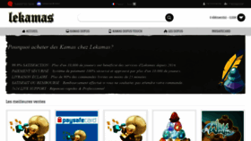What Lekamas.fr website looked like in 2021 (3 years ago)