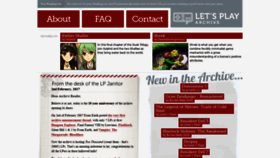 What Lparchive.org website looked like in 2021 (3 years ago)