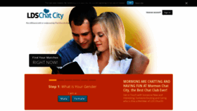 What Ldschatcity.com website looked like in 2021 (3 years ago)