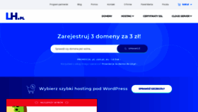 What Lh.pl website looked like in 2021 (3 years ago)