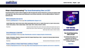 What Letsdobookmark.com website looked like in 2021 (3 years ago)