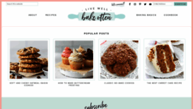 What Livewellbakeoften.com website looked like in 2021 (3 years ago)