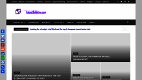 What Latestbulletins.com website looked like in 2021 (3 years ago)